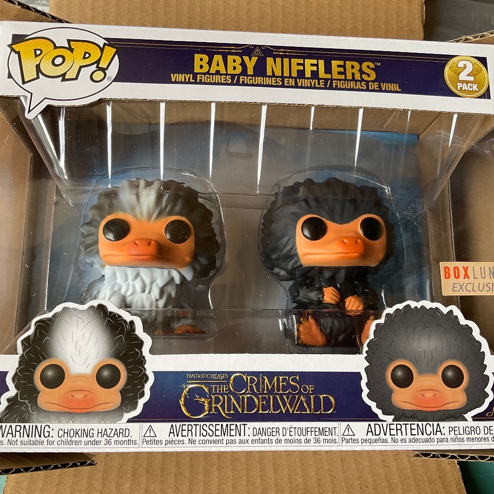 FUNKO POP  BABY   NIFFLERS     TWO PC SET   RETIRED